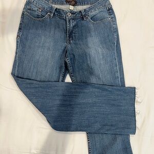 Christopher Blue Straight Leg Jeans in Classic Blue